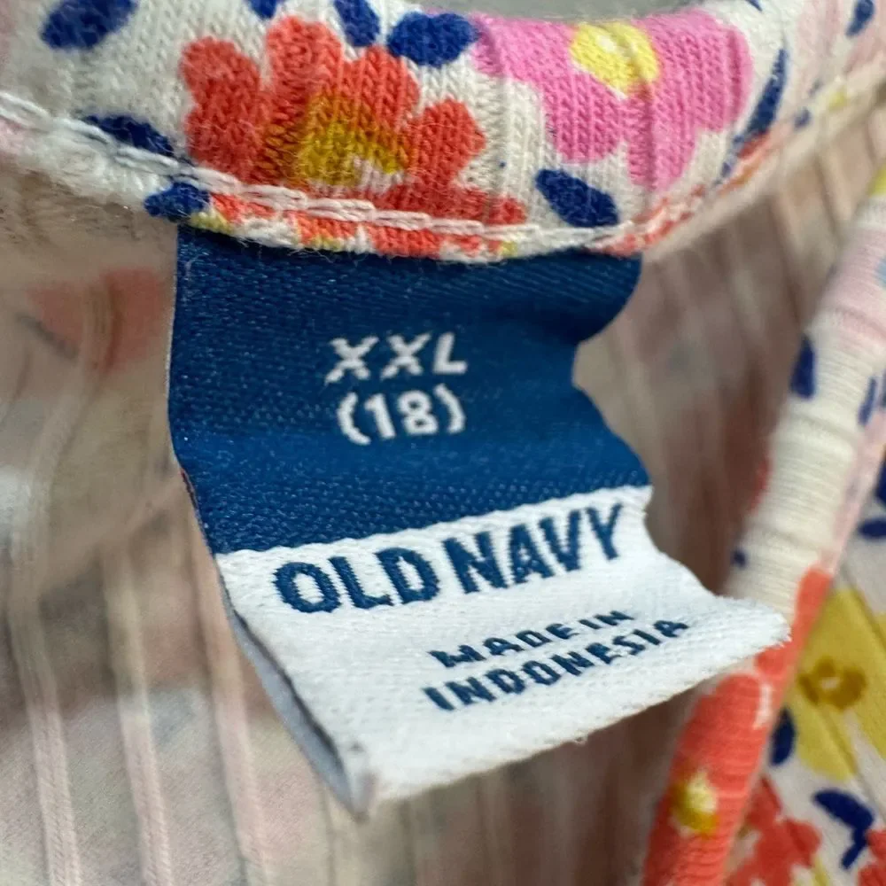Girls’ Old Navy Floral Tank Top Size XXL (18) EUC
